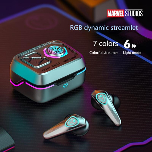 Audífonos Bluetooth Marvel Spiderman Iron Man Capitán Am