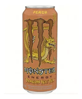 Energético Monster Energy Peach Dragon Ice Tea Lançamento