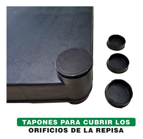 Imagen 8 de 9 de Estante Reforzado De Plástico Con 4 Repisas Armables