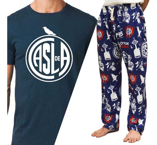 Conjunto Pijama San Lorenzo Remera Pantalón Calidad Premium