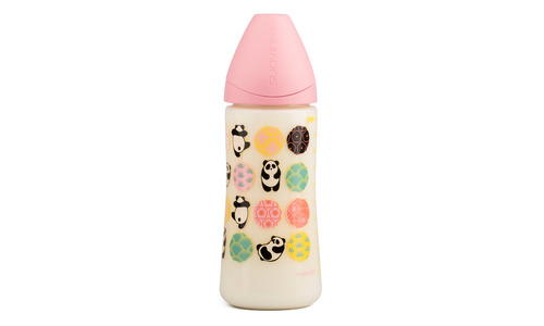 Biberón Suavi 360ml Panda Rosa - Bebés Y Niños