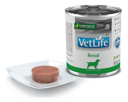 Vet Life Ração Úmida Para Cães Renal Lata 300g