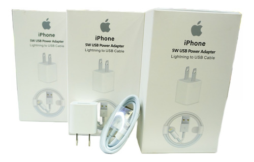 Cargador Adaptador Cable 5w Compatible Con iPhone 