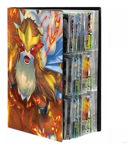 Álbum Pokémon Para Cartas Pokemon 540 Espaços Pvc -