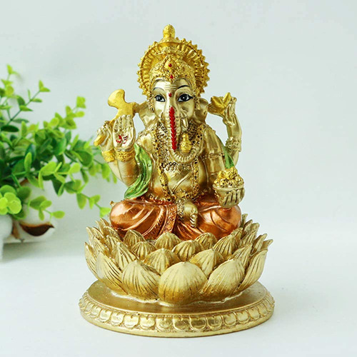 Alikiki Hindu God Lord Ganesha Statue - India God Ganesh Sta