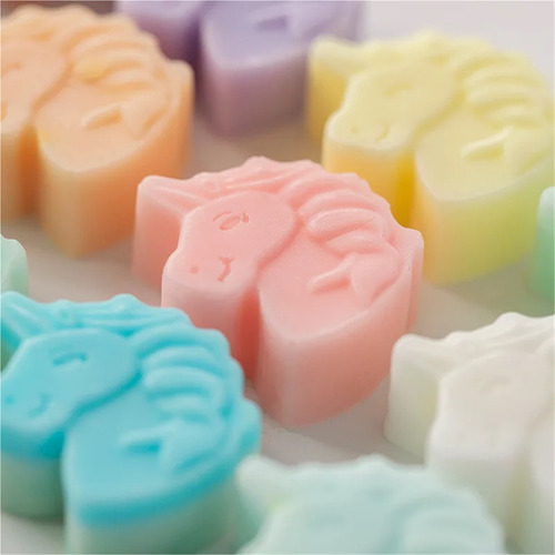 Molde De Silicona For Jabón Con Forma De Unicornio De 7