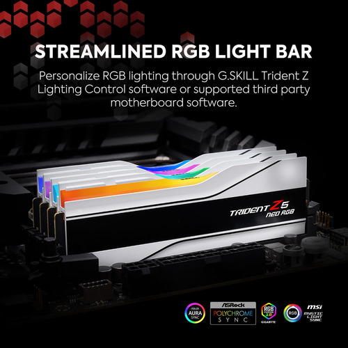 Memoria Ram Ddr5 G.skill Trident Z5 Neo Rgb -blanco Mate