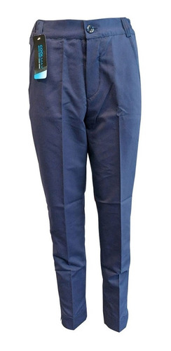 Pantalon Dama Con Elastano Azul Naval Jacques Leclear