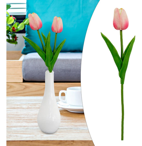 Tulipán Artificial, Flor, Flor Realista, Adorno De Boda,