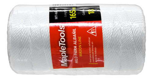 Pack 12 Hilo Para Albañil 165 Mts Blanco Maple Tools