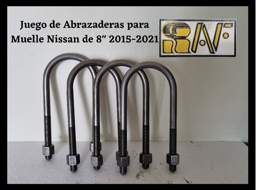 Juego De Abrazaderas De Muelle Nissan Pickup Np300 2015-2021