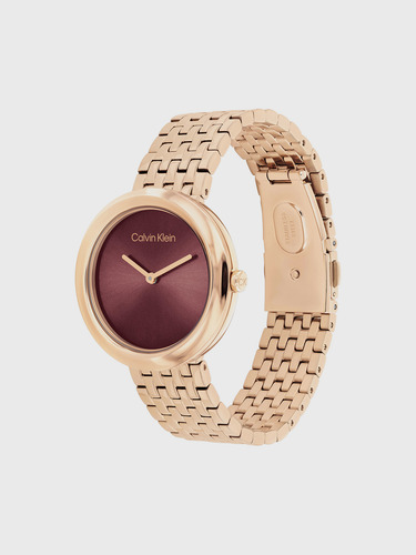 Reloj Contoured Bezel Dorado Calvin Klein