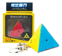 Comprar Cubo Rubik 3x3  Llavero Qiyi Pirámide Stickerless Speed Cube