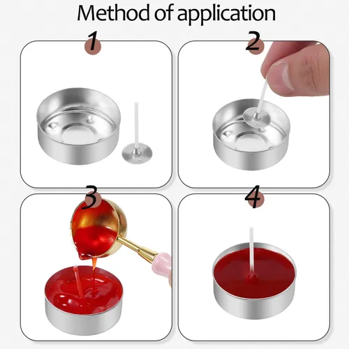 150 Tazas De Aluminio Para Velas De Te Con Mechas