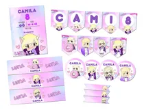Comprar Kit Imprimible Lyna Youtuber Con Textos Editables