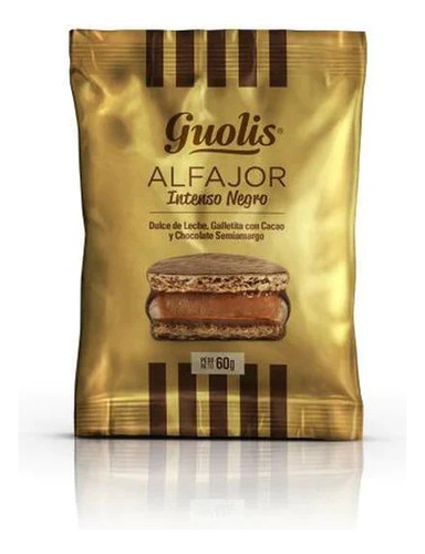 Guolis Alfajores X 18 Unidades : Negro, Blanco, Frambuesa