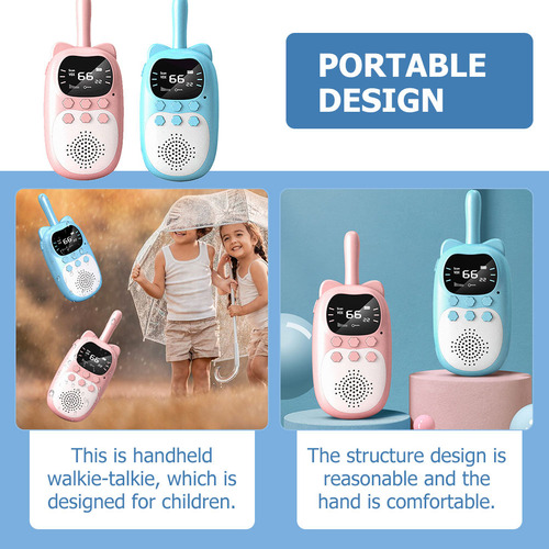 Interfonos Portátiles De Dibujos Animados Con Walkie Talkies
