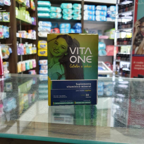 Vitaone Cabelos Unhas 6 Caixas Tratamento Hidratação
