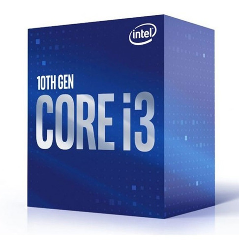 Procesador gamer Intel Core i3-10100 BX8070110100 de 4 núcleos y 4.3GHz de frecuencia con gráfica integrada