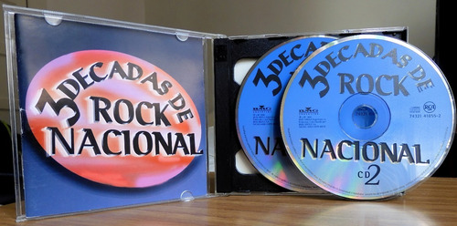 Cd Coleccion Tres Décadas Rock Nacional 2 Cds - Exc- Edfargz