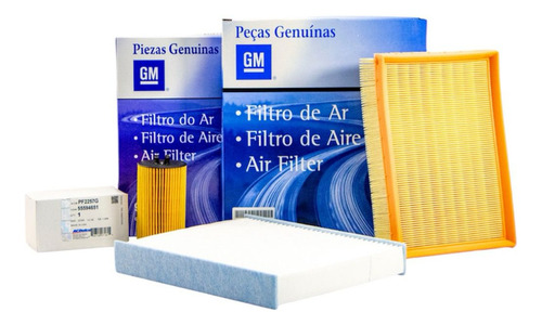 Kit Filtros Tracker 1.8 Aire, Aceite, Habitaculo - Gm