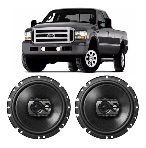 Auto Falante Ford F250 2005 A 2013 Pioneer 100w Rms Kit
