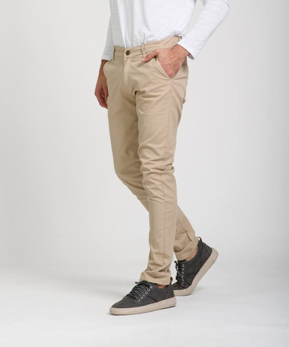 Pantalón Chino Hombre Brooksfield Gabardina Slim Fit 5517b