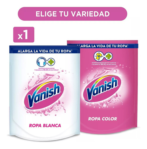 Vanish Quitamanchas Líquido Recarga 1.8 L - Variedades