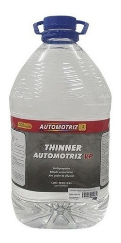 Thinner Tiner Tinner Multiproposito Solvente Vp Galón 3.6lt