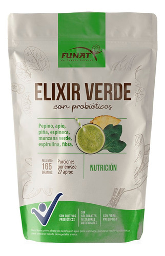 Elixir Verde Funat Con Probioticos X 165g