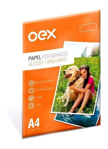 Papel Fotografico 180g Oex Pf10 - 10fls