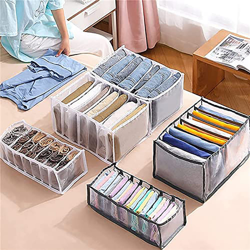 Caja De Almacenamiento P, 1 Unidad, 7 Rejillas, Lavable, Org