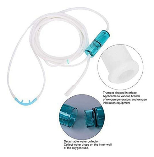Js Tubo De Oxígeno Nasal De Silicona Elástico, Tubo De