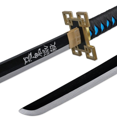 Katana Zisu Ds41-bp Con Tsuba Color Negro