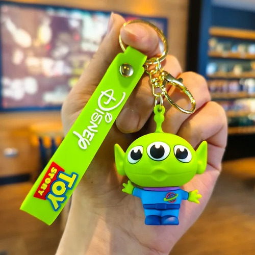 Chaveiro 3d Toy Story Buzz Ligthtyear Et Alien - Mochila