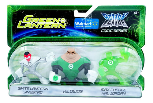 Dc Green Lantern Action League Sinestro Kilowog & Hal Jordan