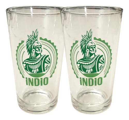 Set De 2 Vasos Indio