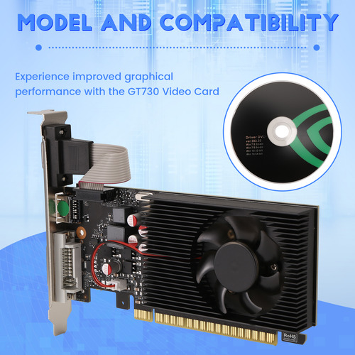 Placa Gráfica Crystally-gt730 4gb Ddr3 128bit Com -compatib