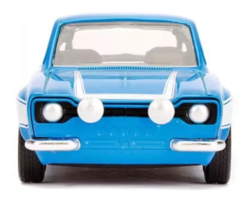 Cochecito en miniatura de metal Fast And Furious, regalo para niño, color azul