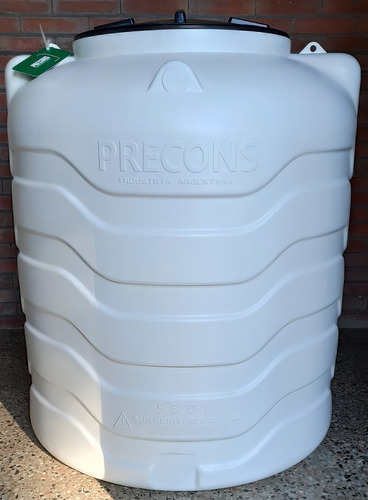 Tanque de agua Precons Impacto Soplado Tricapa vertical 1100L blanco