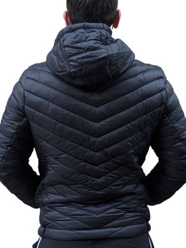 Campera Polo Ralph Lauren Uniqlo Capucha Piel Hombre