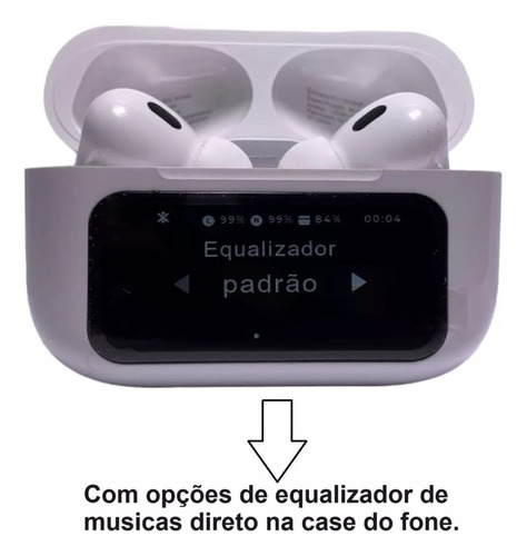 Fone Bt Ouvido Air Pro Kaidi Kd-7019 Isolamento Acústico Branco