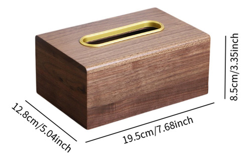 Soporte De Caja De Pañuelos Caja De Tejido De Madera C