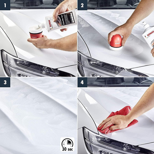 Sonax Polish & Wax Color Blanco Cera Abrillantador 500 Ml