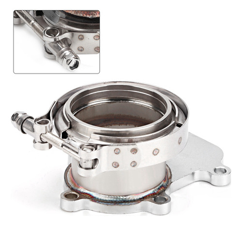 Adaptador Turbo Flange A V Band De Acero Inoxidable Para Wh1