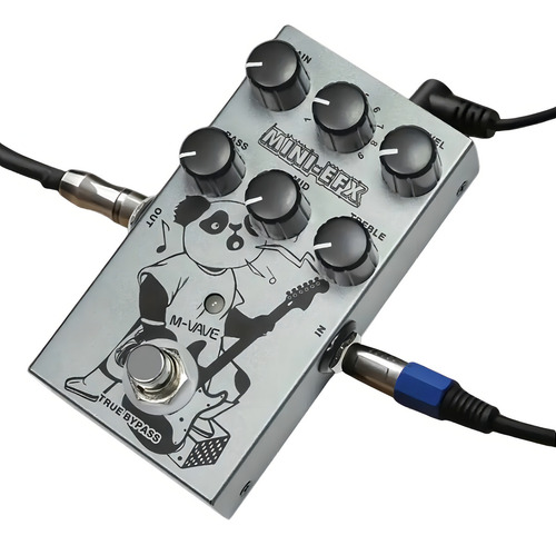 Pedal De Distorção M-vave Overdrive Boost Mini-efx