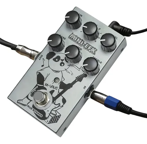 Pedal De Distorção M-vave Overdrive Boost Mini-efx