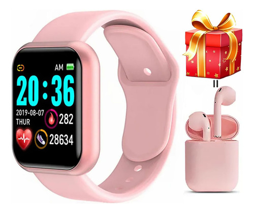 Smartwatch Mujer Deportivo D20 Y68 Para Xiaomi Ios /ip67