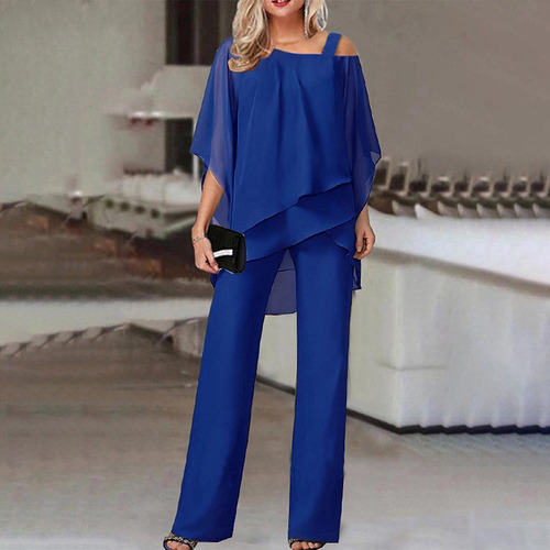 Para Elegante Conjunto De Pantalones De Dos Piezas Con