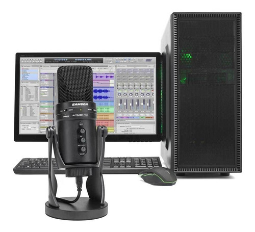 Microfone Condensador Interface Audio Usb Samson G-track Pro